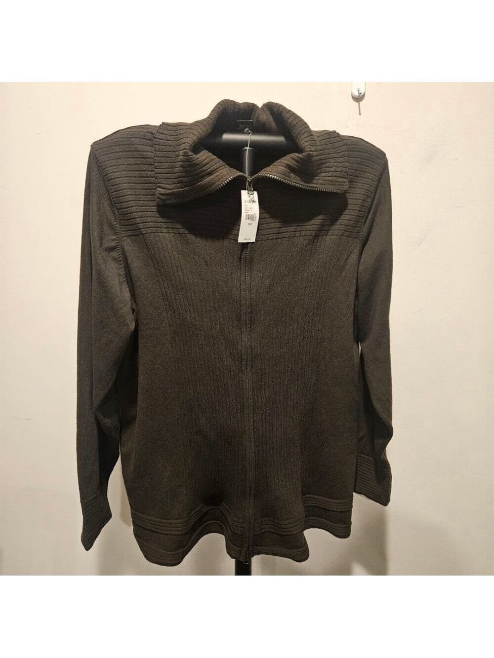 Women's Lane Bryant NWT Green Full-Zip Cardigan Sweater Plus Size 22/24